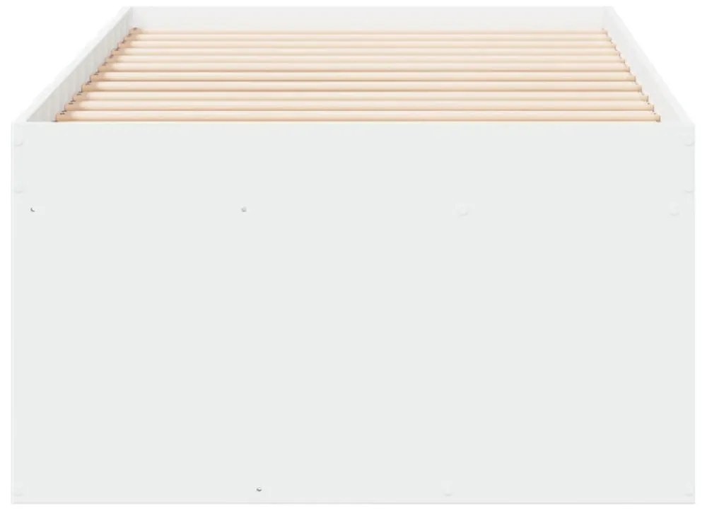 fehér kanapéágy fiókkal matrac nélkül 90x190 cm