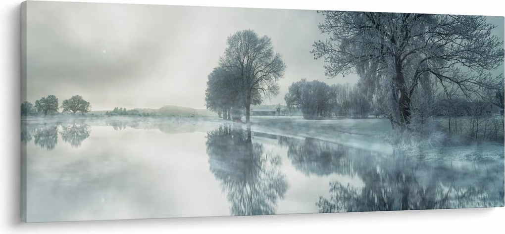 Téli természet képe (120x50 cm)
