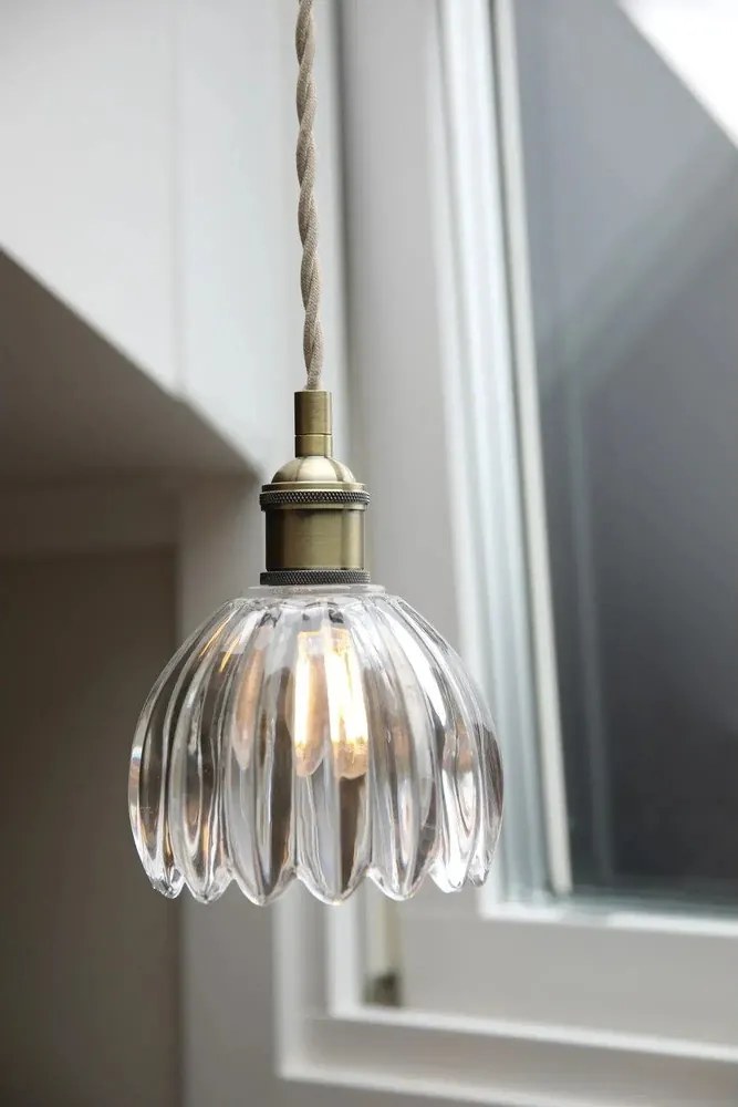 Fém függőlámpa üveg búrával ø 13 cm Gota – Markslöjd