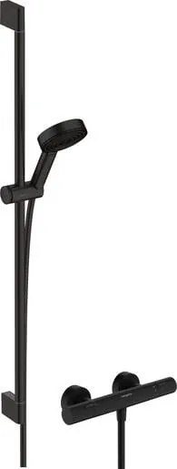 Zuhany csaptelep Hansgrohe Pulsify Select S zuhanyszettel együtt 150 mm fekete matt 24261670
