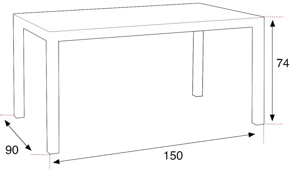 Violina 6+1 karfás kerti bútor garnitúra szett