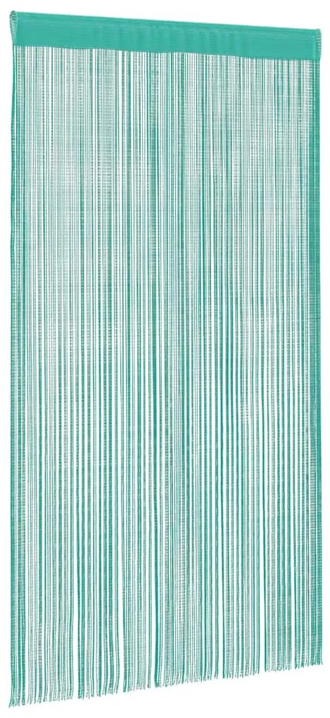2 db türkiz zsinórfüggöny 100 x 250 cm