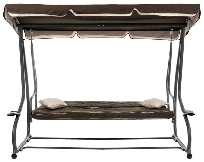 Megi kerti hintaágy barna