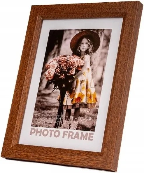 Bevel képkeret 10x15 3 sötétbarna