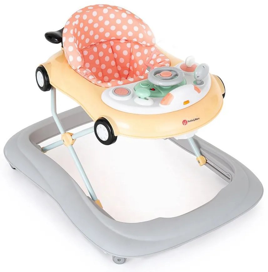 PETITE&amp;MARS - Babajáróka dallammal CABRIO 2xAA narancs