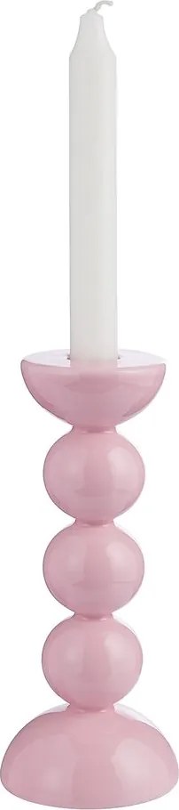 HOLY MOLY kerámia gyertyatartó 20 cm ,rózsaszín