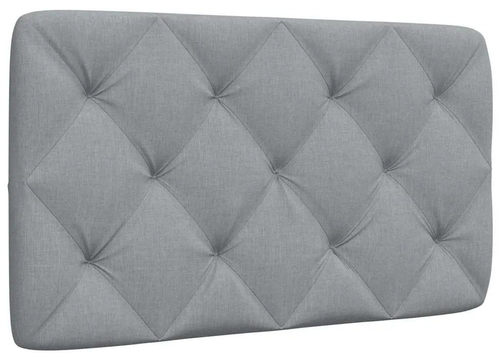 világosszürke szövet fejtámla párna 80 cm