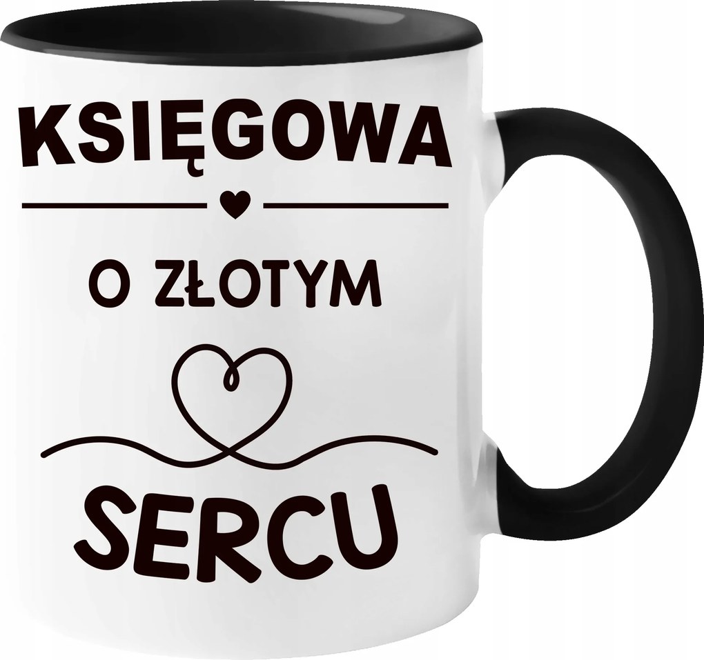Arany Szív Alakú Könyvelői Ajándék Bögre Születésnapra Karácsonyra Csomagolás+ Név