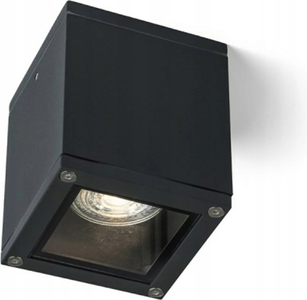 Rendl Keig mennyezeti lámpa fekete GU10 35W IP65 kültéri alumínium