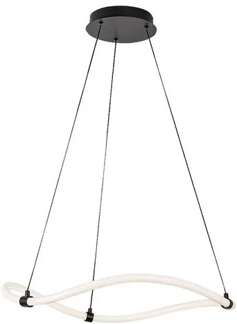 RÁBALUX 72253 SERENA Modern Led Függesztett Lámpa Fekete IP20