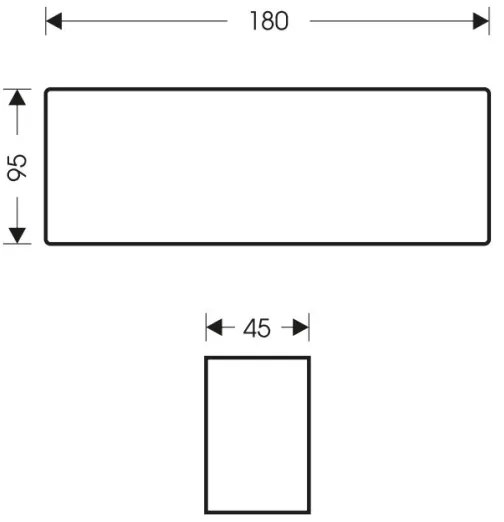 Ecolite ZFP12-BI - LED Kültéri fali lámpa BRICK 2xLED/6W/230V IP65 fehér