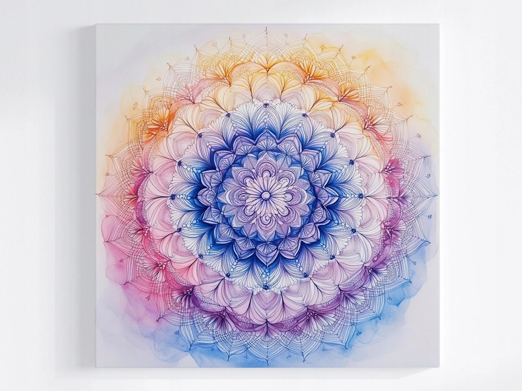 Vászonkép Canvas Mandala Harmónia Meditáció Zen Szellem Csipke 80x80