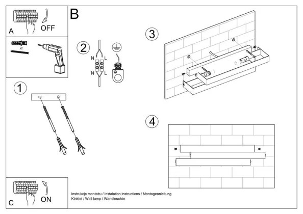 Fali lámpa FROST 2xG9/40W/230V