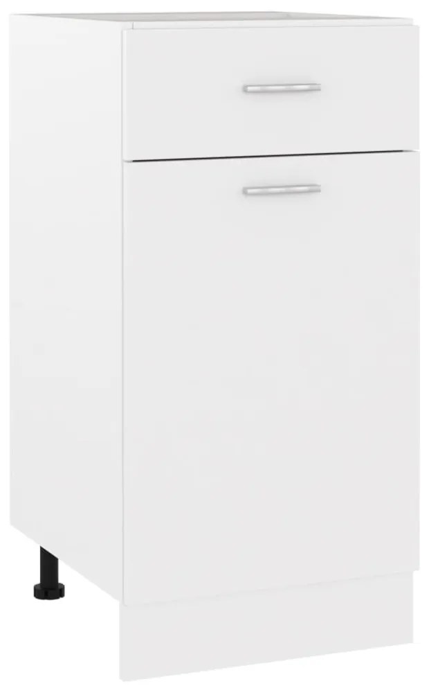 “Lyon” fehér szerelt fa fiókos alsószekrény 40 x 46 x 81,5 cm