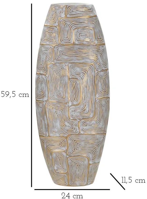 Váza fogyatkozási torony 24x11,5x59,5cm