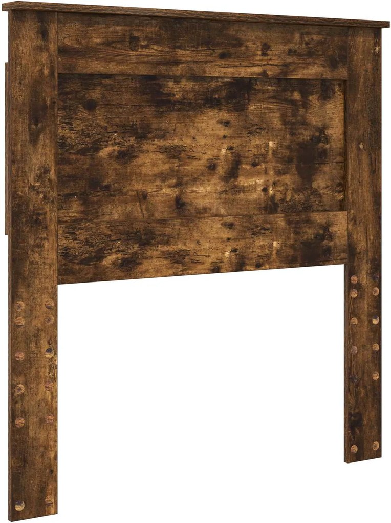 vidaXL Fejtámla fejtámlával Füstölt tölgy 100 cm Faanyag