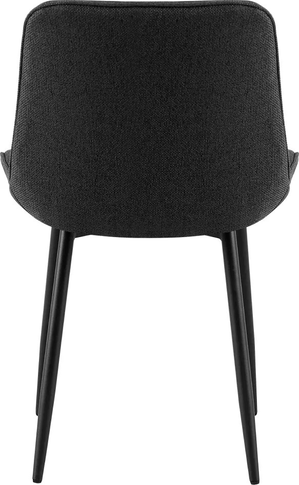 Étkezőszék, sötétszürke/fekete, DELTA