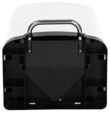 SLOW lassan záródó szemetes, 30l, fehér SongmicsHome