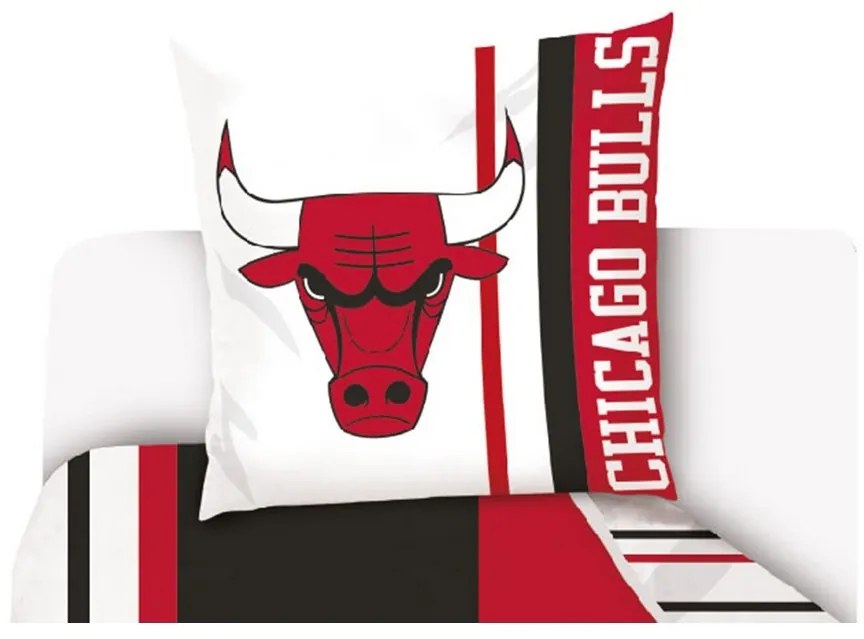 NBA Chicago Bulls kosárlabda ágyneműhuzat, 140 x 200 cm, 70 x 90 cm