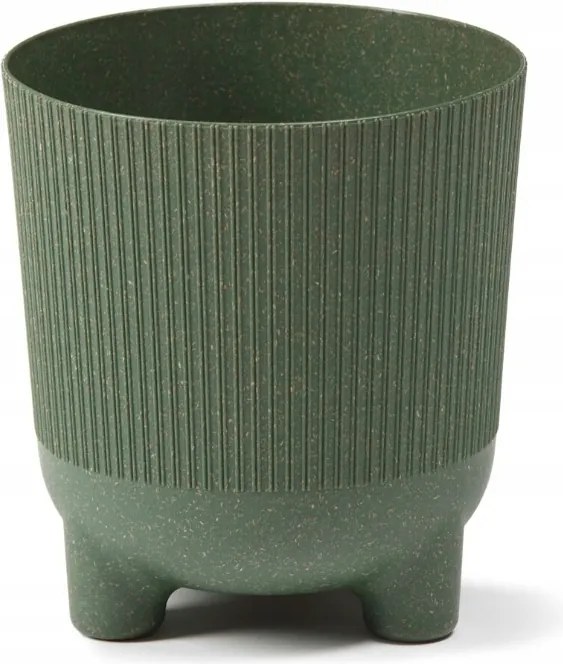 Virágtartó műanyag fehér Lamela 16 cm x 16 x 17,5 cm