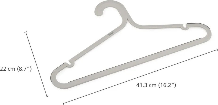 Műanyag vállfa szett 5 db-os Orderly – Joseph Joseph