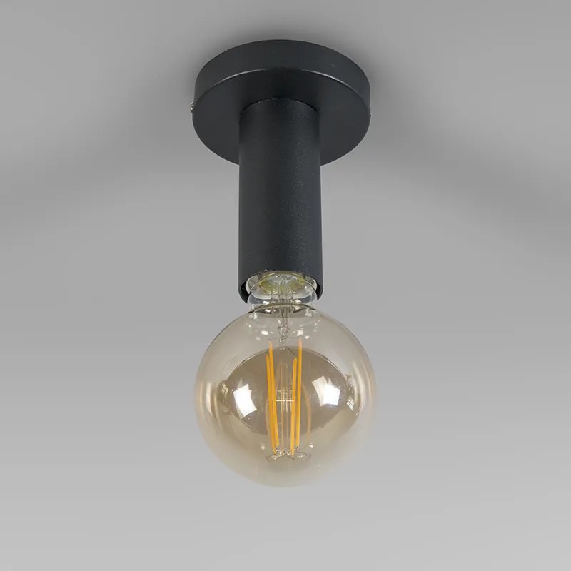 Modern mennyezeti lámpa fekete - Facil