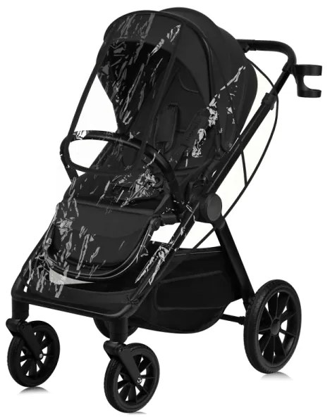 Lionelo - Kombinált 2 az 1-ben babakocsi LAYLA Fekete Onyx