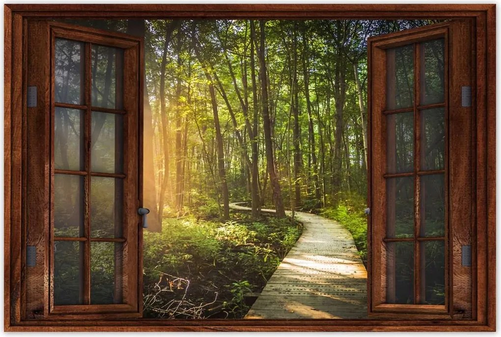 Poszterek 90x60 Napsugár a sétán