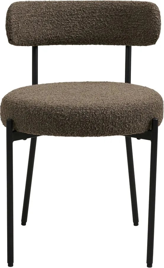 Barna kárpitozott étkezőszék Badalona – House Nordic