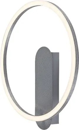Rabalux tumnus beltéri fali lámpa 14w 1025lm ip20 ezüst súrolt aluminium