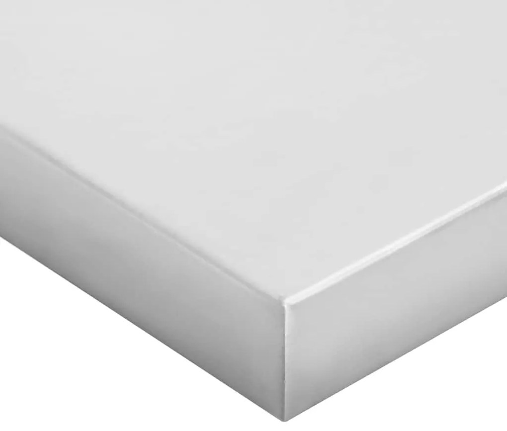 2 db ezüstszínű rozsdamentes acél fali polc 100 x 30 x 3 cm