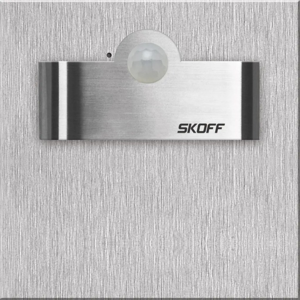 Skoff TANGO SHORT PIR 120º MK-TAN-K-W-1-ML-ML-01 Beépíthető lépcsőházi lámpa 1x1,0W/LED 6500K IP20