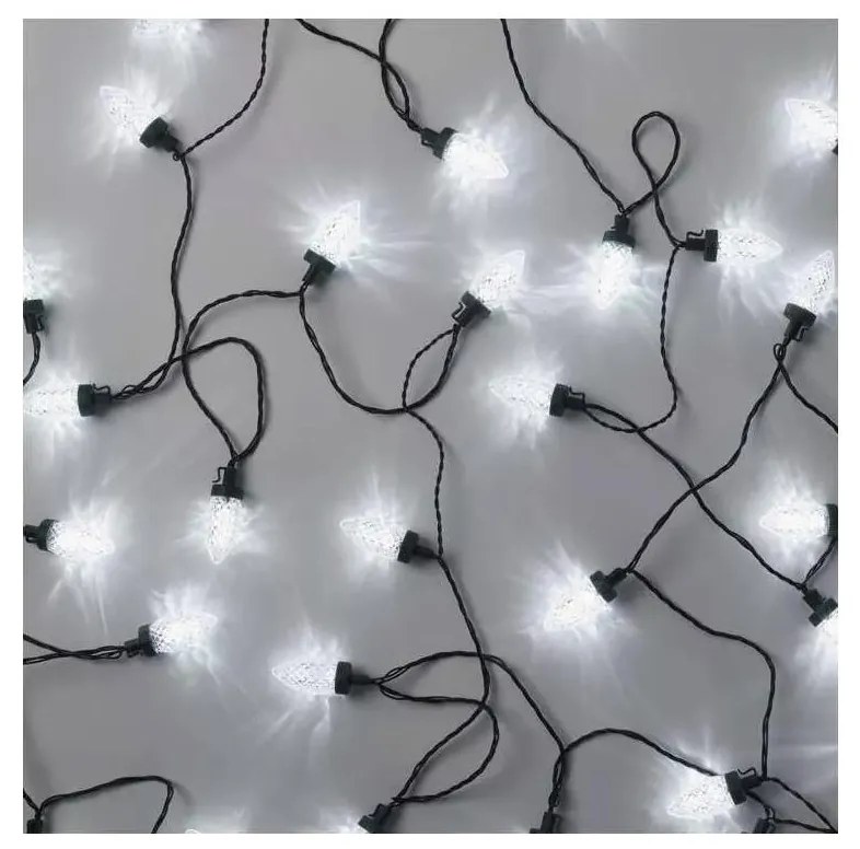 LED Kültéri karácsonyi lánc 50xLED/8 funkció 14,8 m IP44 hideg fehér