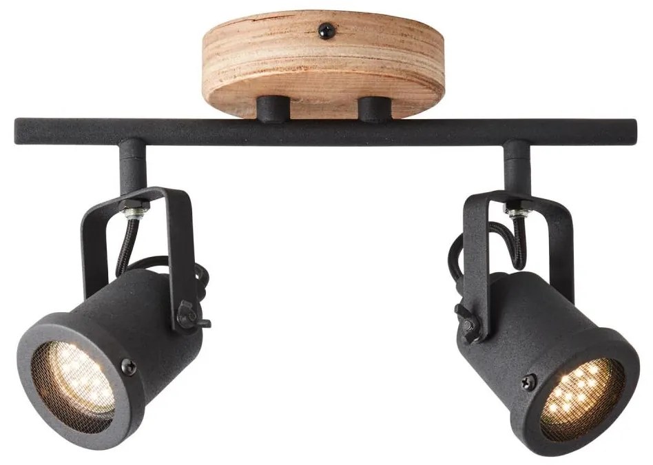 Brilliant - Spotlámpa INGE 2xGU10/6W/230V fenyő