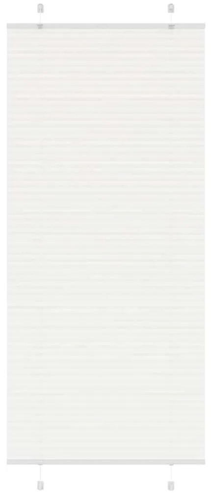 pliszírozott redőny Fehér 100x200 cm szövetszélesség 99,4cm