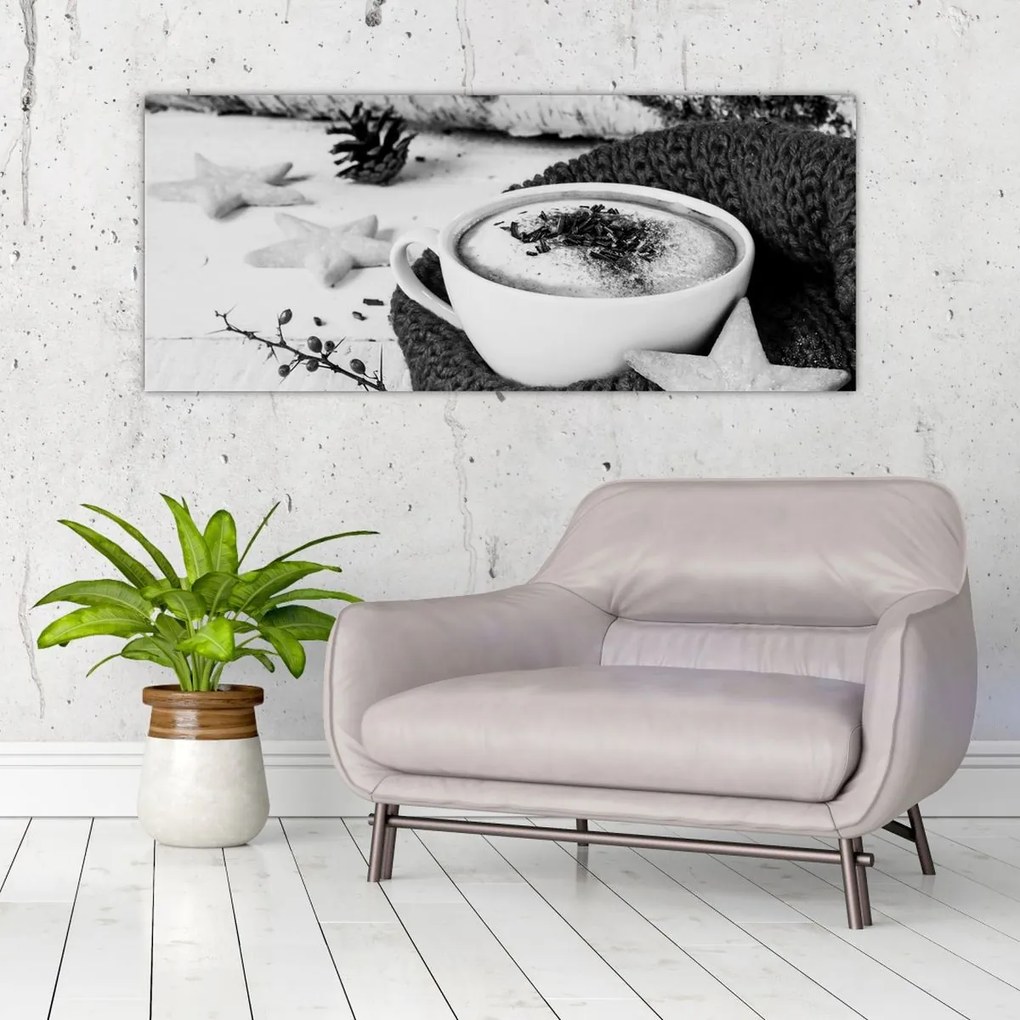 Kép - Téli cappuccino (120x50 cm)