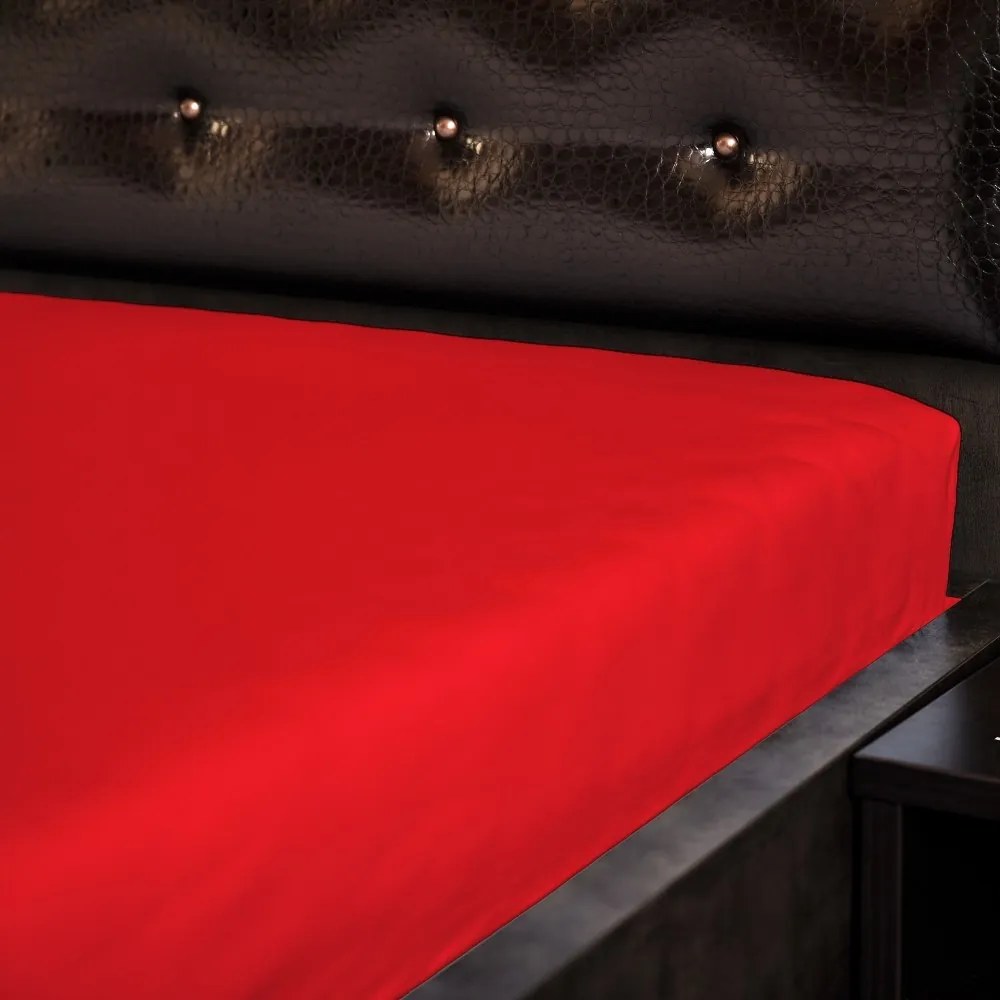 Jersey lepedő - piros 16 Méretek: 60x120 cm