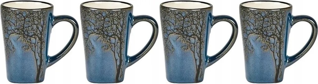 Hela eszpresszó bögre készlet, 100 ml, 4 db, sötétkék