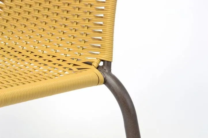Kerti szett 2 székkel + asztal, bézs polyrattan BISTRO