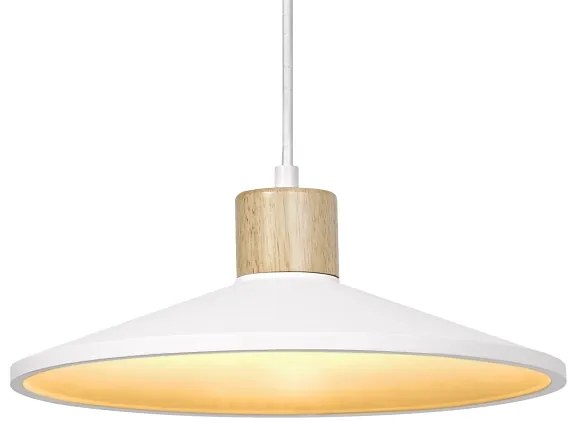 Ledvance - Csillár zsinóron DECOR PLASTER 1xE27/25W/230V átm. 32 cm vakolat fehér