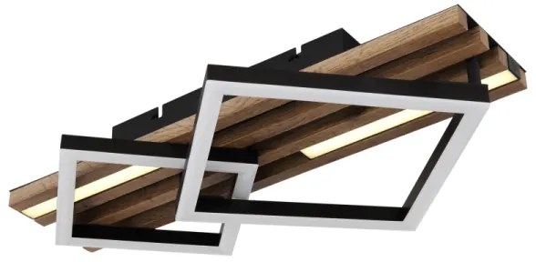Globo 67344D1-LED Mennyezeti lámpatest OBRIEN LED/18W/230V + LED/7W 3000K 31x47,5cm