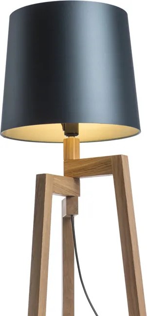 RENDL CONNY 35/30 állólámpa búra Monaco petróleumkék/ezüst PVC max. 23W