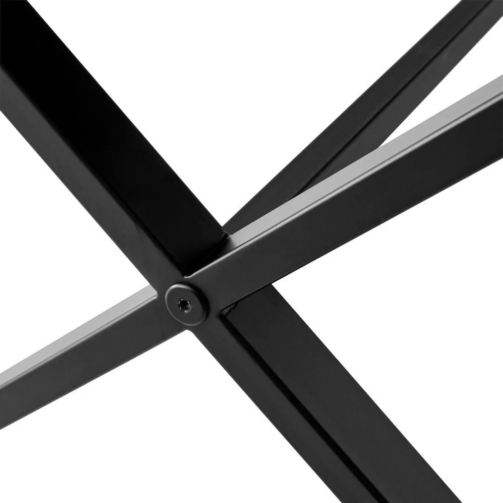 Meza fekete étkezőasztal, 210 x 100 cm - Hammel