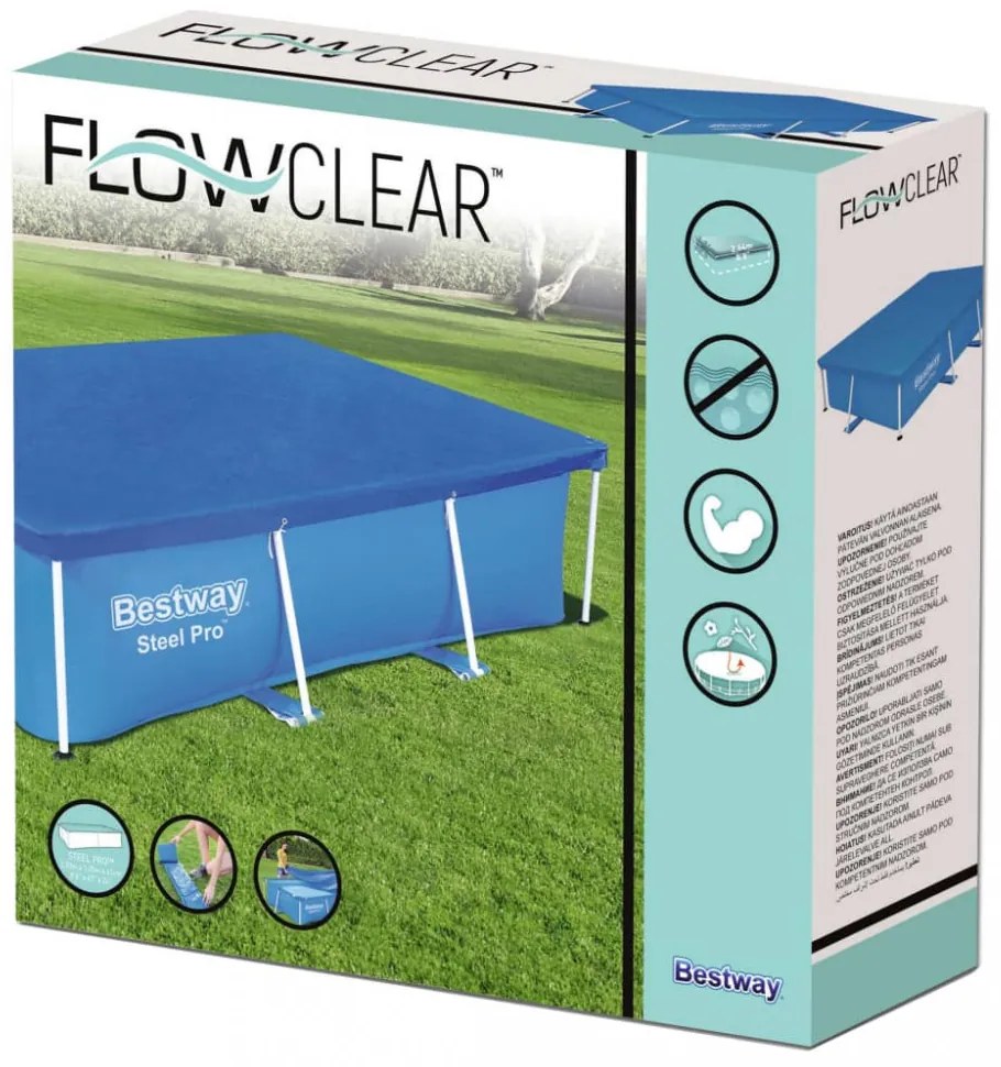 Bestway Flowclear medencetakaró 259 x 170 cm
