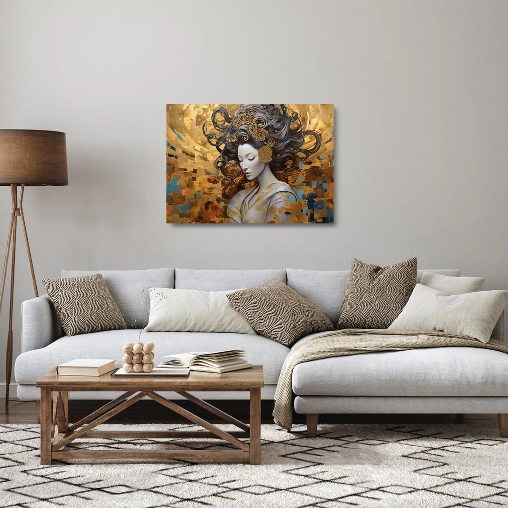 Üveg kép - Könnyedség (70x50 cm)