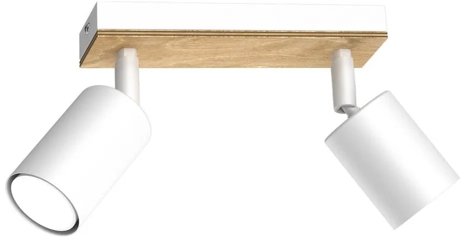 Spotlámpa TULON 2xGU10/8W/230V fehér/tölgy