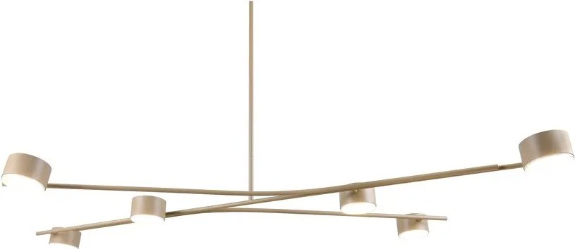 Bézs fém függőlámpa Coda – Trio Select