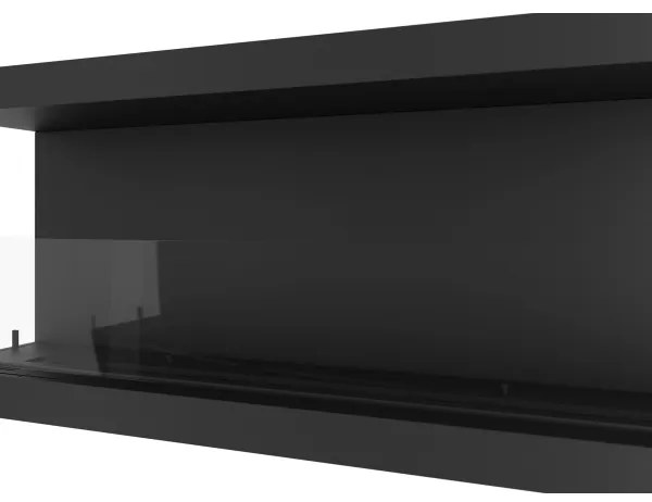InFire -Beépített BIO kandalló 120x50 cm 5kW fekete