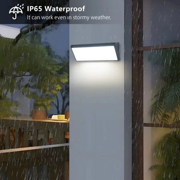 Brilagi - LED kültéri fali lámpatest TRIANGLE LED/42W/230V antracit IP65