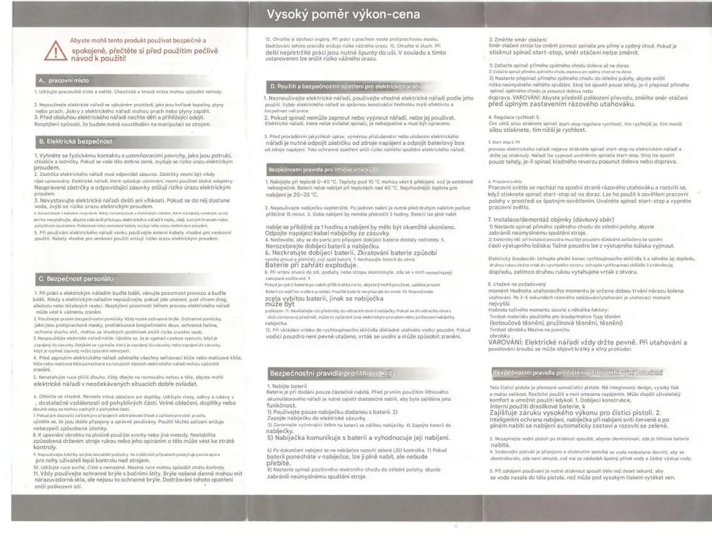 Többfunkciós AKKU készlet - D-SMART 9in1 - szerszámosládában - 36V